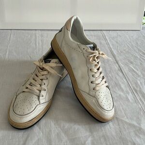EUC Golden Goose Distressed Leather Ballstar Sneakers Size 9